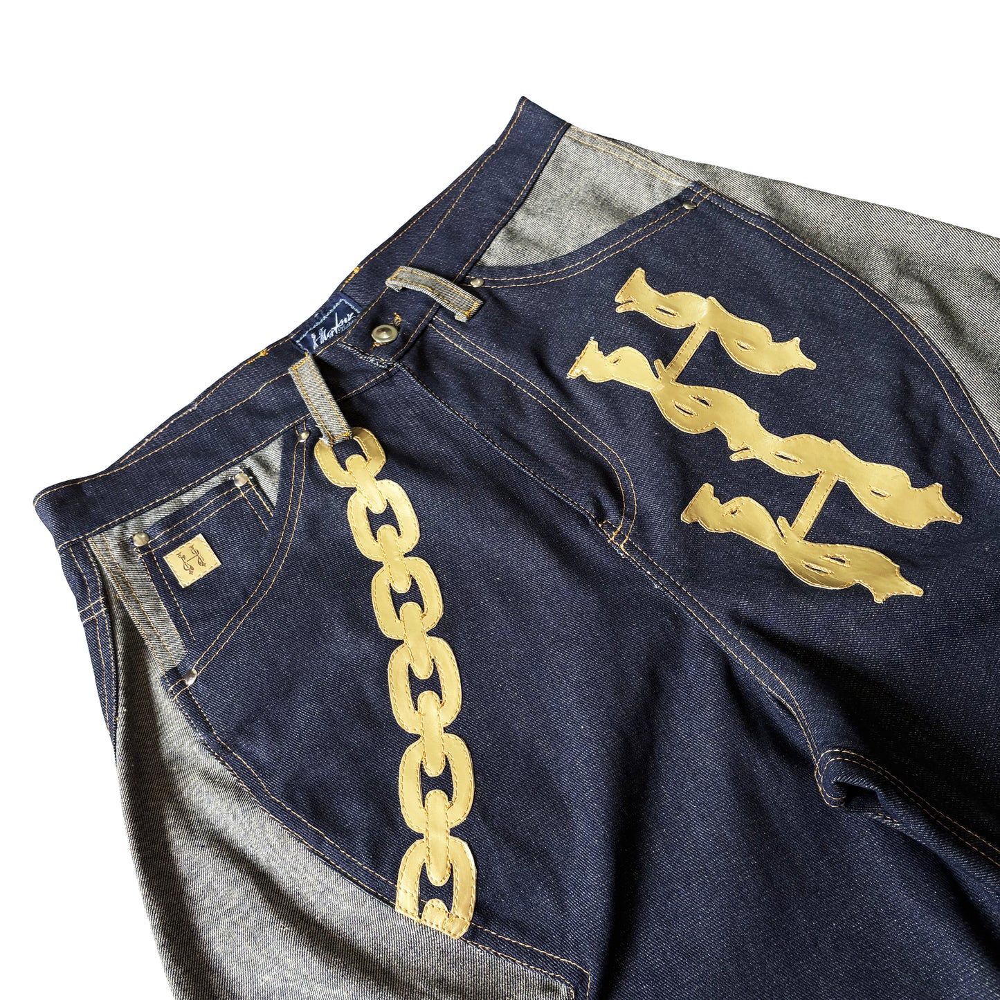 INFERNO CHAIN - JORTS STAR DENIM