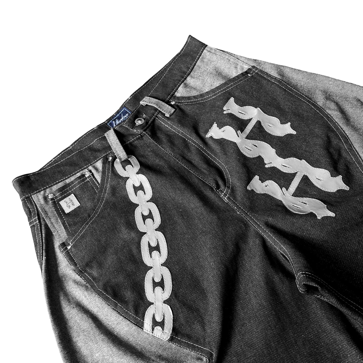 INFERNO CHAIN - JORTS STAR DENIM