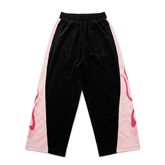 PANTS - MESH CORD FLAME FACE