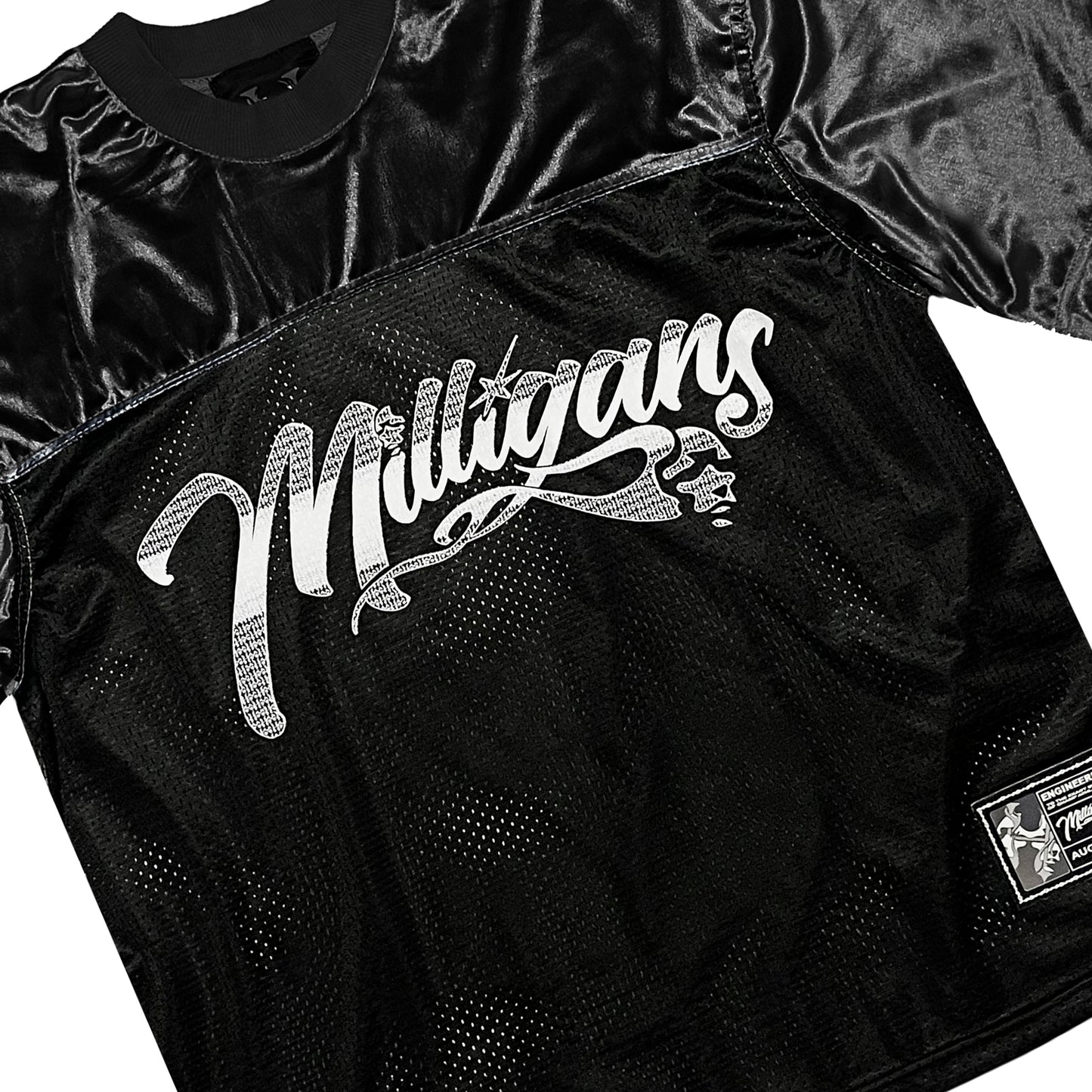 FOOTBALL JERSEY VELVET MESH - MILLIGANS
