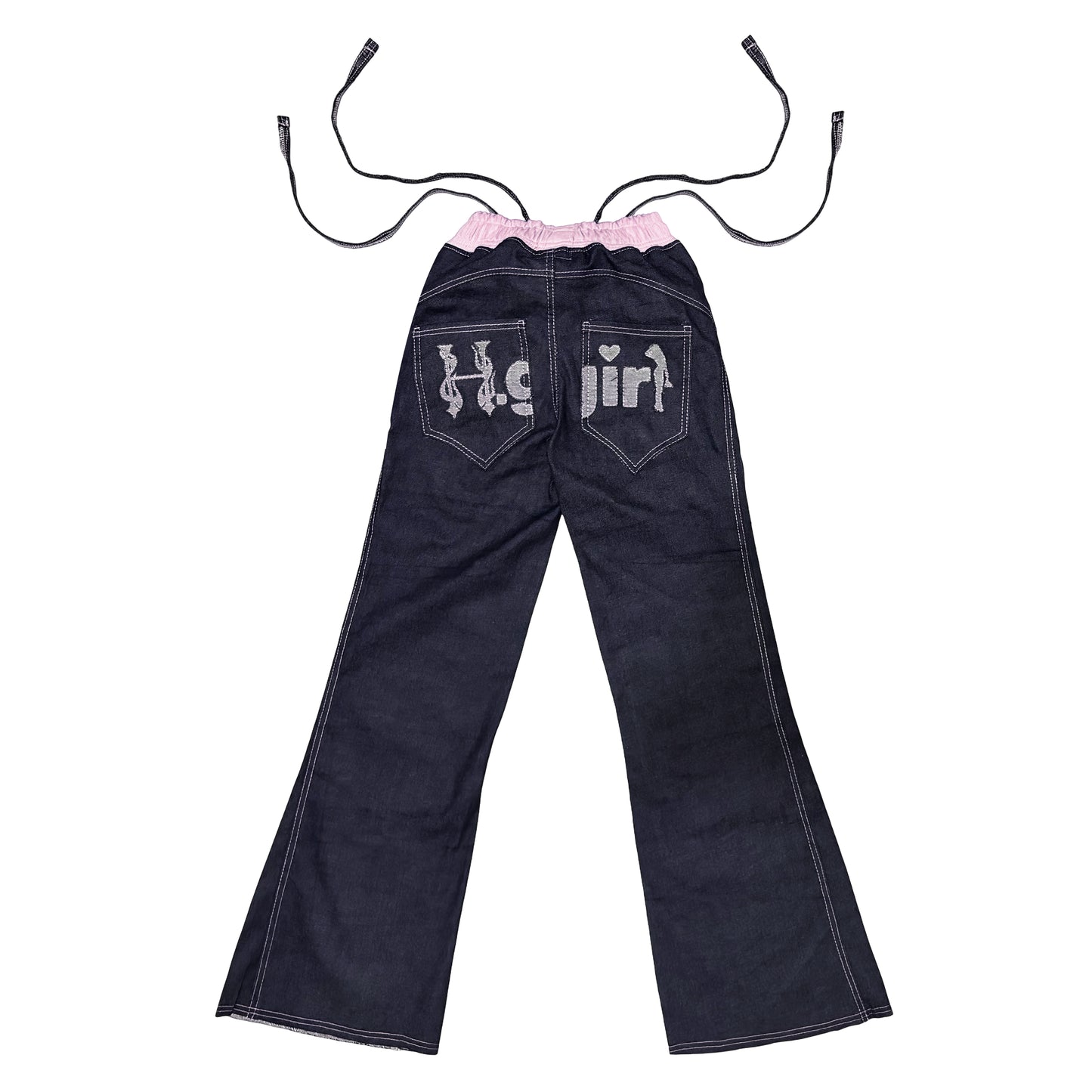 DENIM H.GIRL - FLAREDPANTS DENIM