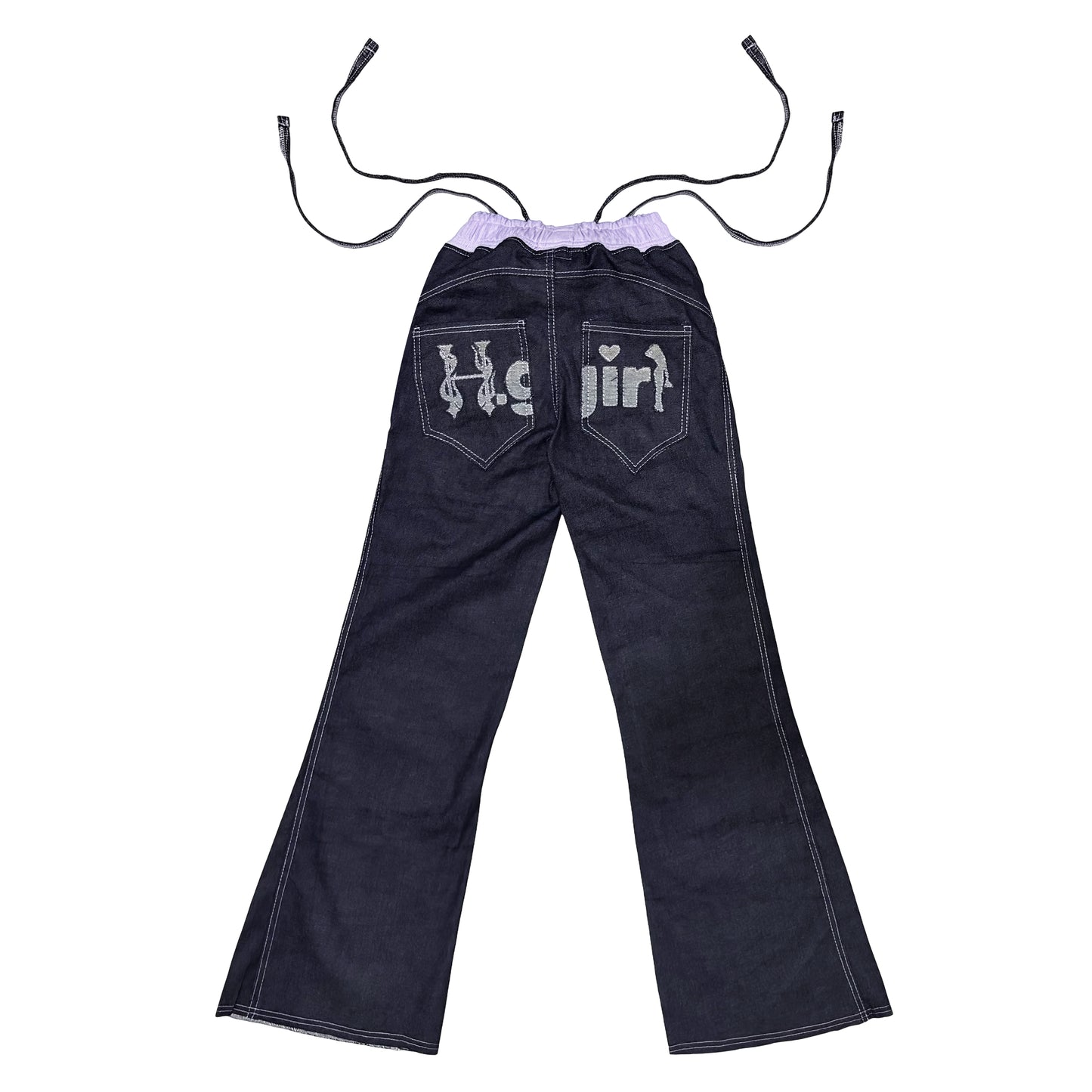 DENIM H.GIRL - FLAREDPANTS DENIM