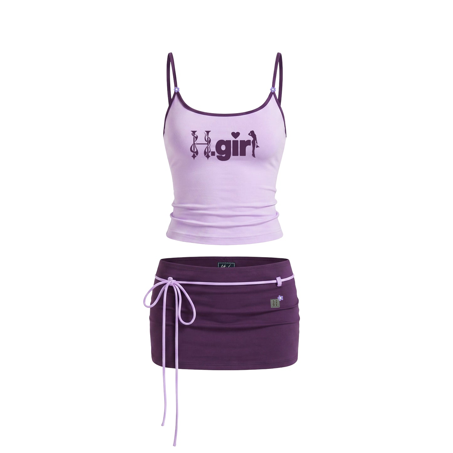 H.GIRL CANDY - SPAG STRAP & SKIRT