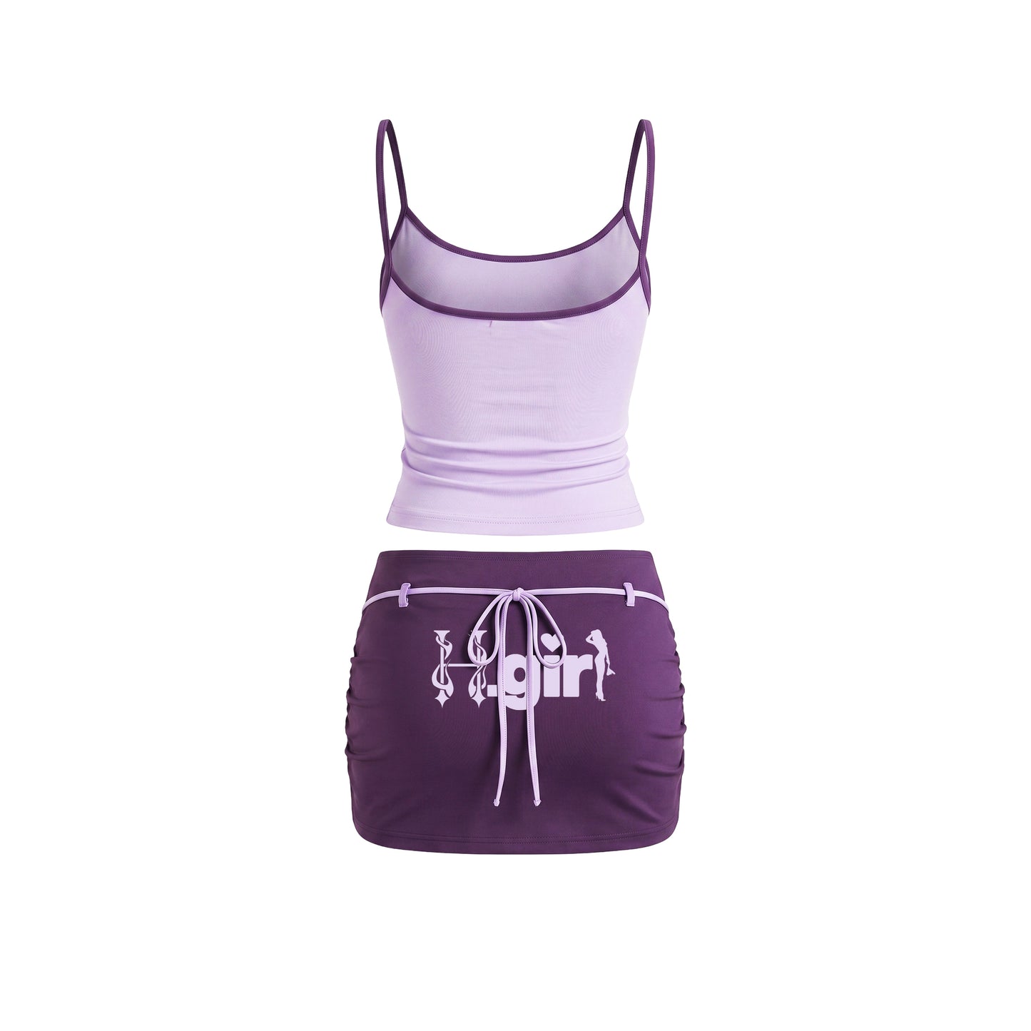 H.GIRL CANDY - SPAG STRAP & SKIRT