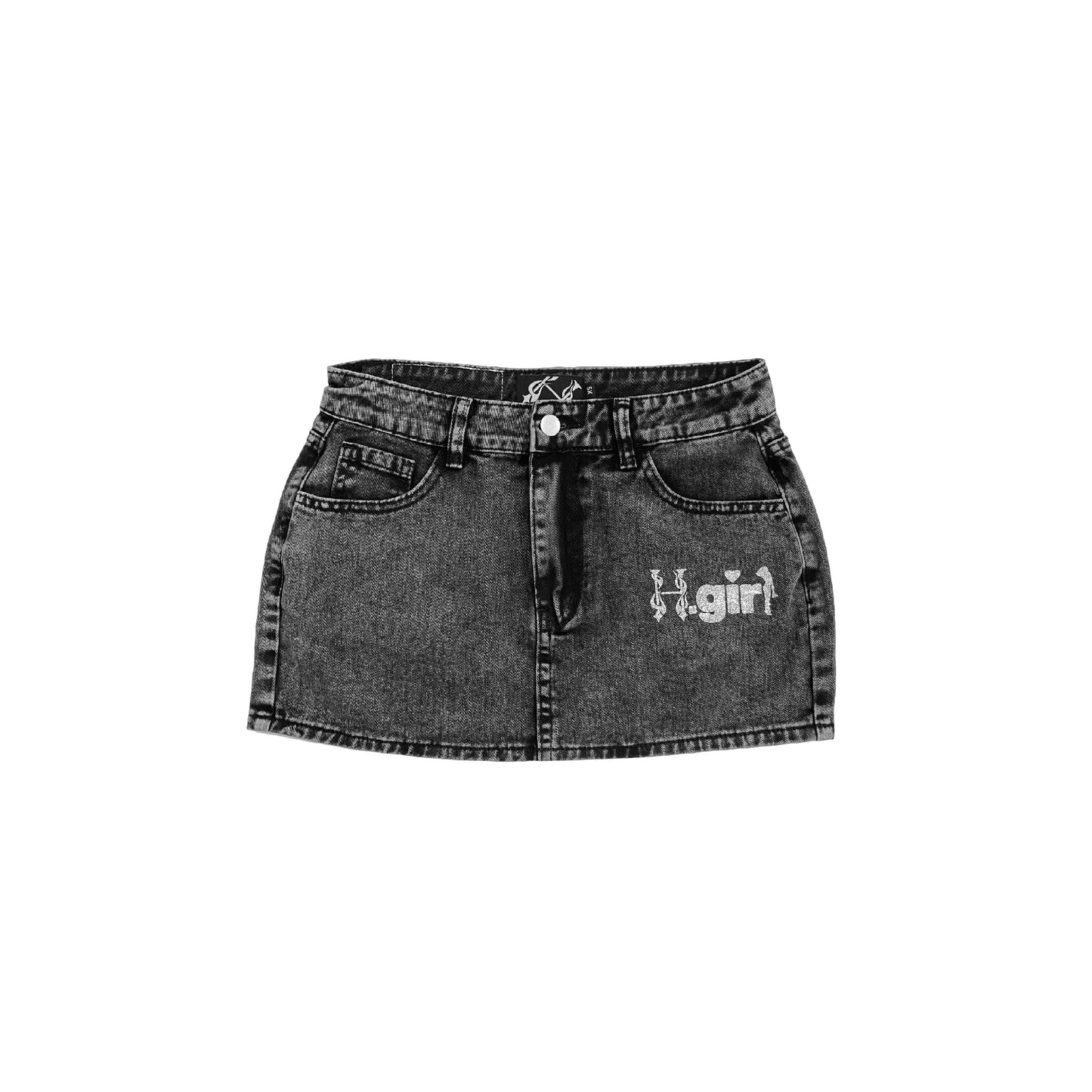 SKIRT DENIM WASHED - H. GIRL GLITTERS