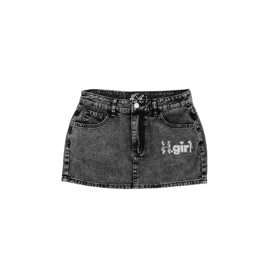 SKIRT DENIM WASHED - H. GIRL GLITTERS