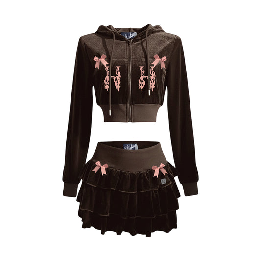 RIBBON INFERNO - VELVET SET