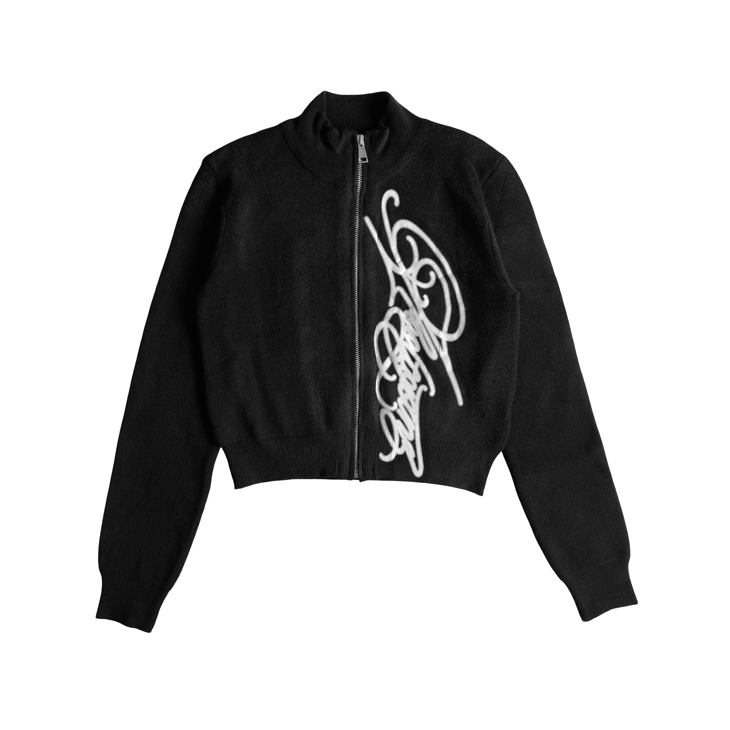 KNITTED JACKET - THICK SCRIPT