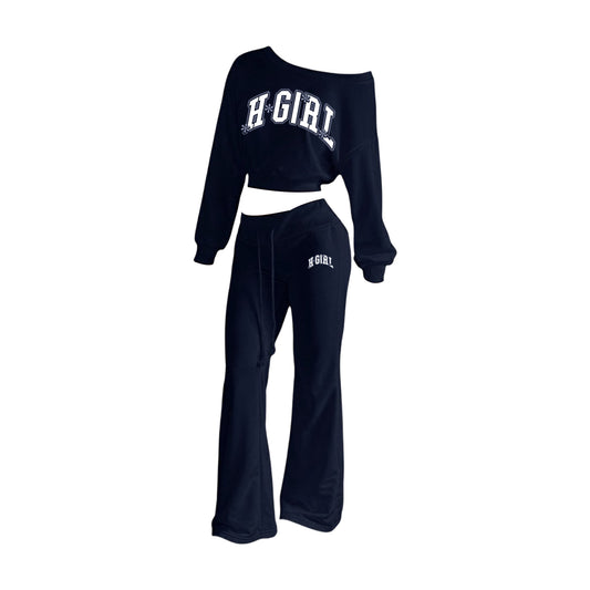 CAMPUS HGIRL - TOP AND PANTS SET