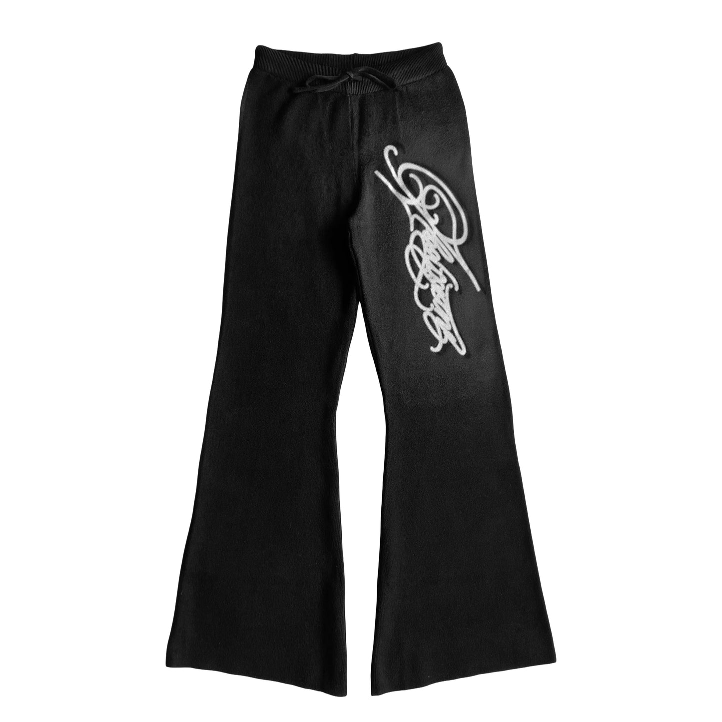 FLARED PANTS KNIT - THICK SCRIPT