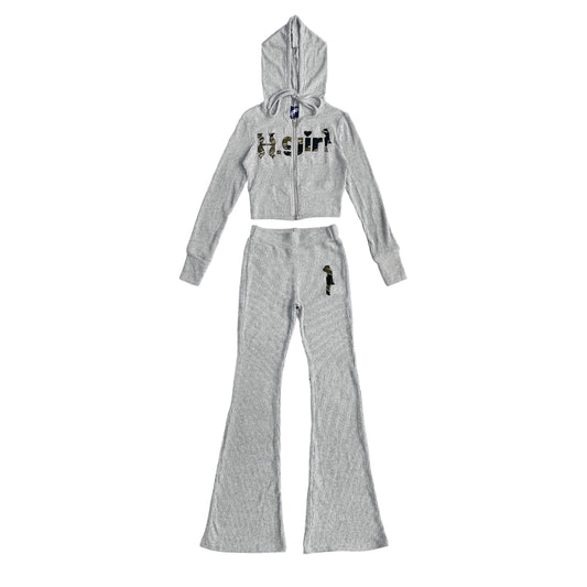 RIBBED H.GIRL CAMO - TRACKSUIT WOMENS