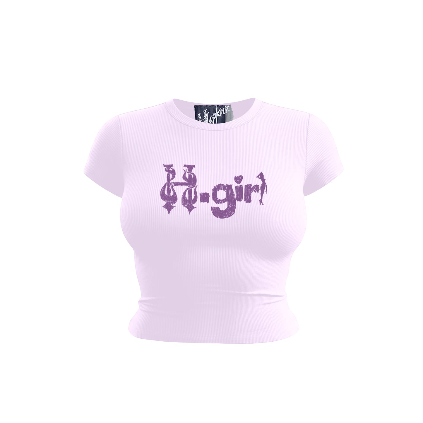 CRAYON H.GIRL - BB TEE RIBBED
