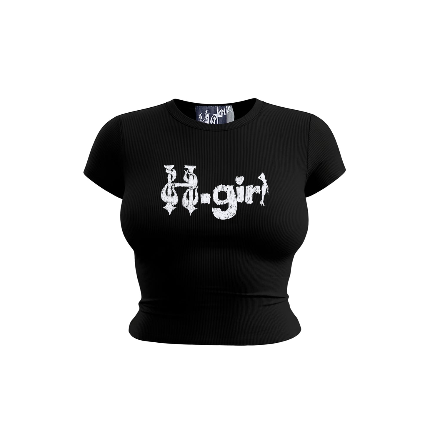 CRAYON H.GIRL - BB TEE RIBBED