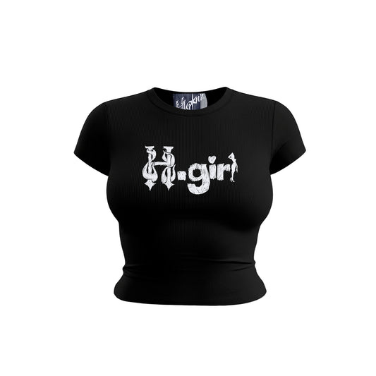 CRAYON H.GIRL - BB TEE RIBBED