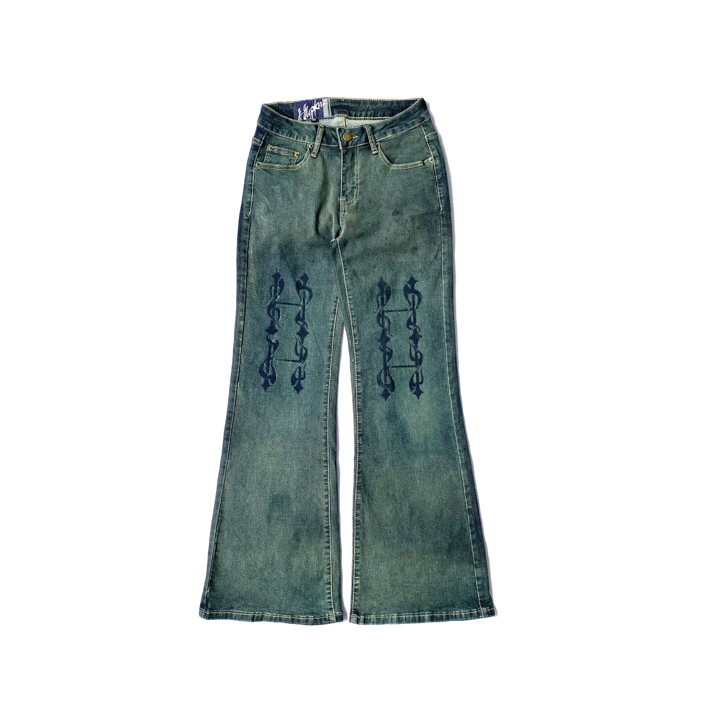 FLARED PANTS - INFERNO TWIN WASHED