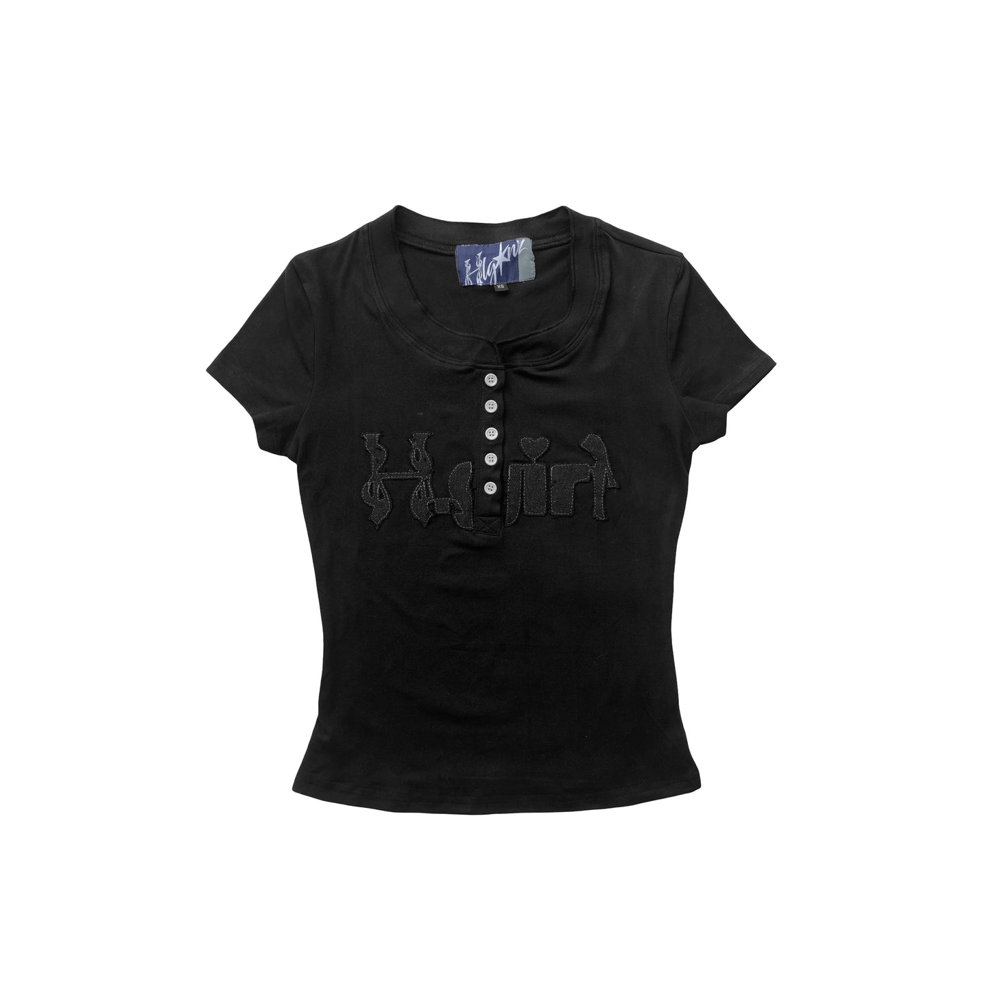 DISTRESSED H.GIRL - BUTTON UP