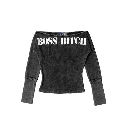 BOSS B - OFF SHOULDER WASHED