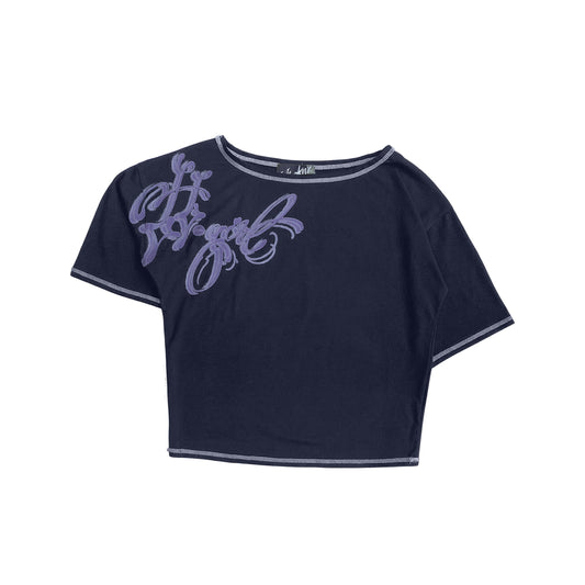 ASYMMETRICAL TEE - H. GIRL SCRIPT